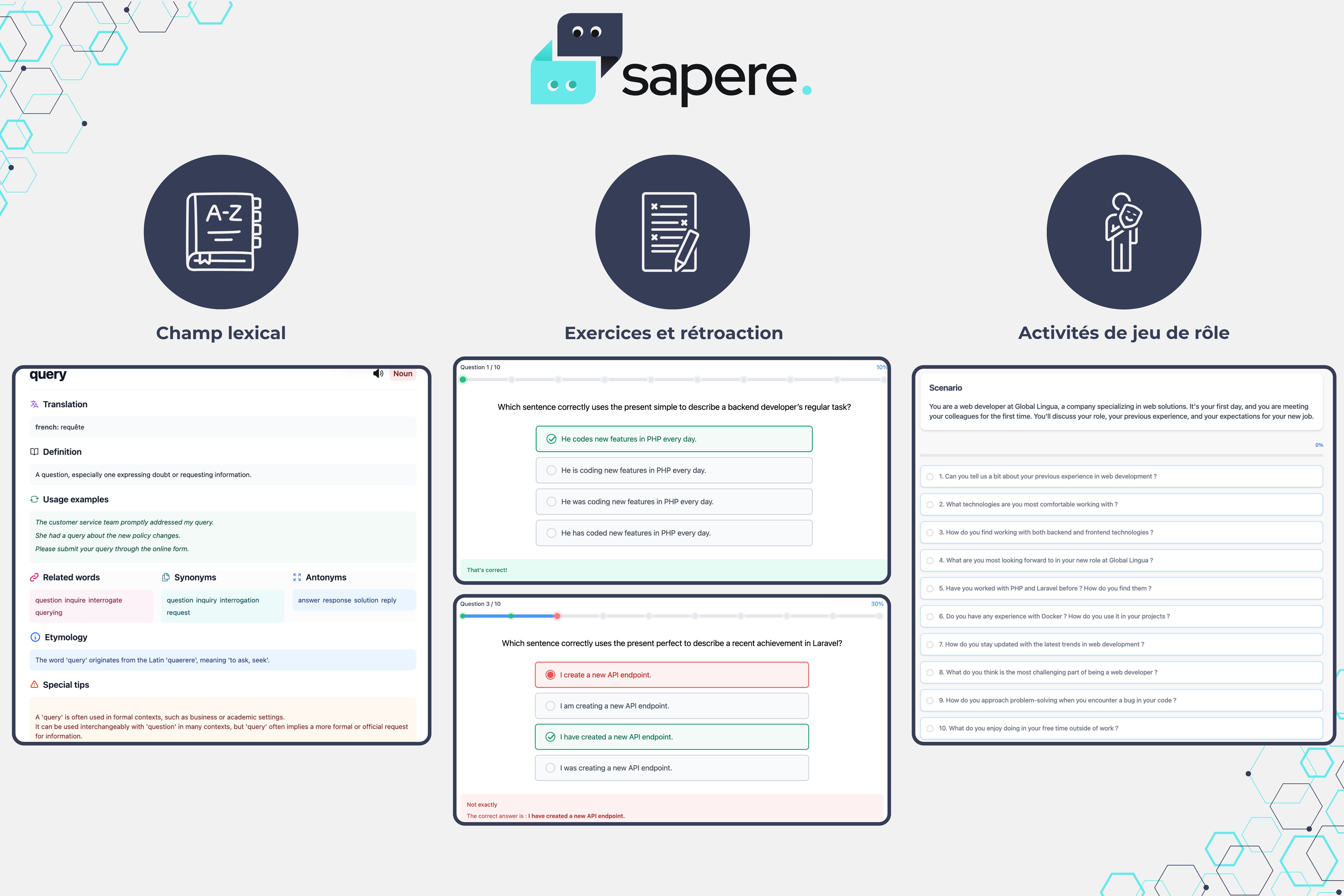 Sapere : la nouvelle innovation en IA pour l’apprentissage des langues
